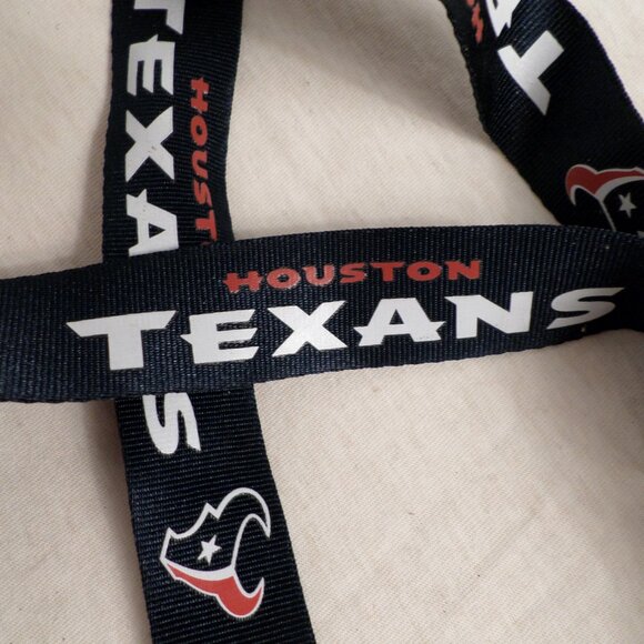 Houston Texans Navy Blue Lanyard Snap Closure Including Texans Lanyard Hook Ext - Picture 5 of 5